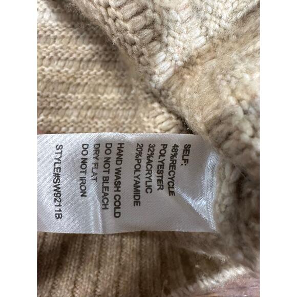 Chunky Knit Sweater Women Small Grandma Cottage Core Preppy Ballet Academia Twee - Picture 7 of 7